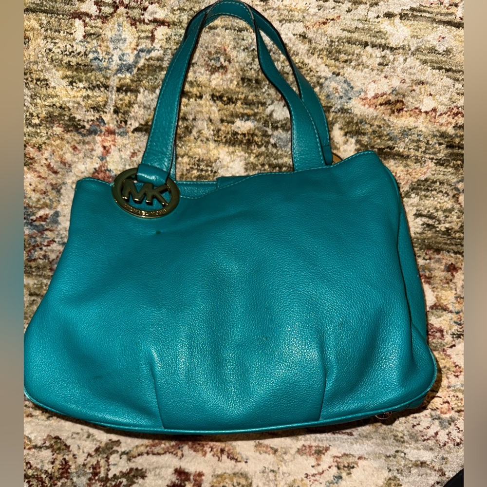 Michael Kors Turquoise Shoulder Bag